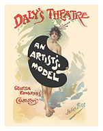 Daly's Theater - An Artist's Model - George Edwardes' Company - c. 1895 - Fine Art Prints & Posters