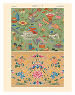 Chinois - Chinese Floral Patterns - c. 1888 - Fine Art Prints & Posters
