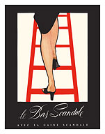 Le Bas Scandale - French Women’s Stockings - c. 1952 - Fine Art Prints & Posters