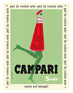 For Your Thirst (Per la Vostra Sete) - Campari Soda - c. 1950 - Fine Art Prints & Posters