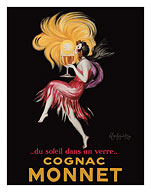 Sun in a Glass (Du Soleil Dans Un Verre) - Dancing Girl - Cognac Monnet - c. 1927 - Fine Art Prints & Posters