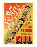 Le Nil Cigarette Papers - c. 1910 - Giclée Art Prints & Posters