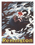 Remington 10 Typewriter - c. 1910 - Fine Art Prints & Posters