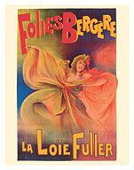 Folies Bergère with American Dancer La Loïe Fuller - Fine Art Prints & Posters