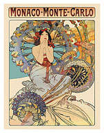 Monaco . Monte-Carlo - c. 1897 - Fine Art Prints & Posters