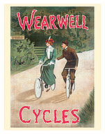 Wearwell Cycles - c. 1900's - Fine Art Prints & Posters