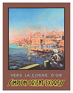 To the Golden Horn by the Simplon Orient Express - c. 1920 - Fine Art Prints & Posters