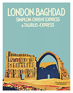 London to Baghdad by Simplon Orient Express - Ctesiphon Arch - c. 1931 - Fine Art Prints & Posters