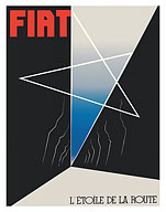 Fiat - The Star of the Road (L’ Étoile De La Route) - c. 1932 - Giclée Art Prints & Posters