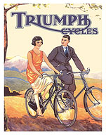 Triumph Cycles - c. 1922 - Fine Art Prints & Posters