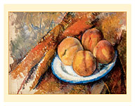 Four Peaches on a Plate (Quatre pêches sur une assiette) - c. 1890 - Fine Art Prints & Posters