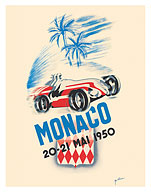 1950 Monaco Grand Prix - Giclée Art Prints & Posters