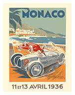 1936 Monaco Grand Prix F1 - Fine Art Prints & Posters