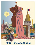 To France - c. 1955 - Fine Art Prints & Posters