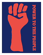 Power To The People - Black Panther Party - c. 1970 - Fine Art Prints & Posters