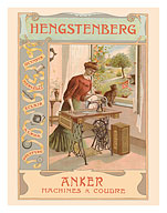 Hengstenberg - Anker Sewing Machines - c. 1910 - Giclée Art Prints & Posters