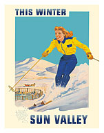 Sun Valley, Idaho - This Winter Skiing - Bald Mountain 