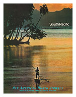 South Pacific - Pan American World Airways - c. 1971 - Giclée Art Prints & Posters