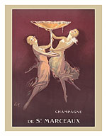 De St. Marceaux - French Champagne - c. 1935 - Giclée Art Prints & Posters