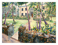 Hulihee Palace - Vacation Home of Hawaiian Royalty - Kailua-Kona - Fine Art Prints & Posters