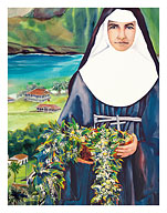 Mother Marianne - Hawaiian Saint of Kalaupapa Molokai Leper Settlement - Fine Art Prints & Posters