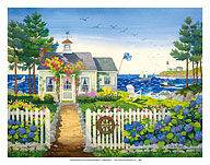 The Captain's Seaside Cottage - Fine Art Prints & Posters
