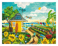 Happily Ever After - Tropical Paradise Beach House - Hawaii - Hawaiian Islands - Fine Art Prints & Posters