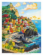 Manarola, Italy - Cinque Terre Coastal Town - Italian Riviera - Fine Art Prints & Posters