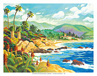 In Love with Laguna Beach - California - Seaside Ocean View - Fine Art Prints & Posters