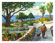 Walking By Las Brisas - Laguna Beach California - Mexican Seafood Restaurant - Fine Art Prints & Posters
