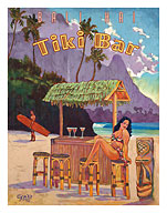 Tiki Bar - Bali Hai, Makana Mountain - Kauai Hawaii - Fine Art Prints & Posters