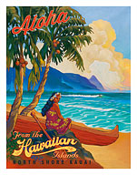 Aloha From the Hawaiian Islands - North Shore Kauai Hawaii - Giclée Art Prints & Posters