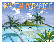 Day in Paradise - Caribbean Island Paradise - Fine Art Prints & Posters