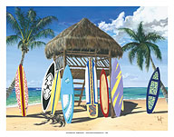 Our Gang - Surfboard Art - Fine Art Prints & Posters