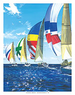 Diamond Regata (Regatta) - Sailboats Racing - Fine Art Prints & Posters
