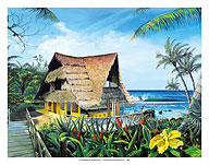Hawaiian Hideaway - Hale Hawaii - Fine Art Prints & Posters