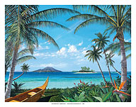 Tropic Travels - Hawaiian Paradise Ocean View - Fine Art Prints & Posters