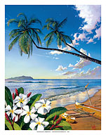 Distant Shores - Hawaiian Paradise Ocean View - Fine Art Prints & Posters