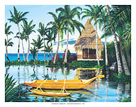My Taxi - Hawaiian Outrigger Canoe - Fine Art Prints & Posters
