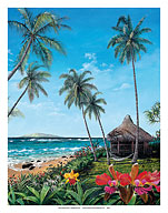 Maui Morning - Hawaiian Paradise Ocean View - Fine Art Prints & Posters