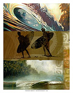 Surfers Journal Entry 14 - Breaking Waves - Fine Art Prints & Posters