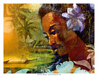 Jungle Mist - Hawaiian Woman - Fine Art Prints & Posters