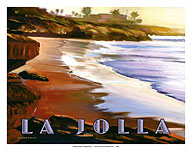 La Jolla Beach - California Coast - Fine Art Prints & Posters