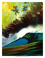 Pitching Wave - Tropical Surf - Fine Art Prints & Posters