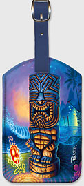 Exotic Traveler - Hawaiian Leatherette Luggage Tags