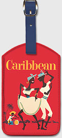 Caribbean - Leatherette Luggage Tags