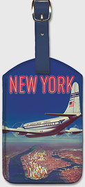 New York by Clipper Pan American - Leatherette Luggage Tags