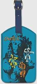 India - Air India International - Indian Classical Dancers - Leatherette Luggage Tags