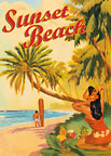 Sunset Beach Hawaii - Hawaii Magnet