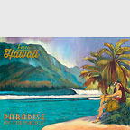Exotic Hawaii - Paradise of the Pacific - Hawaii Magnet